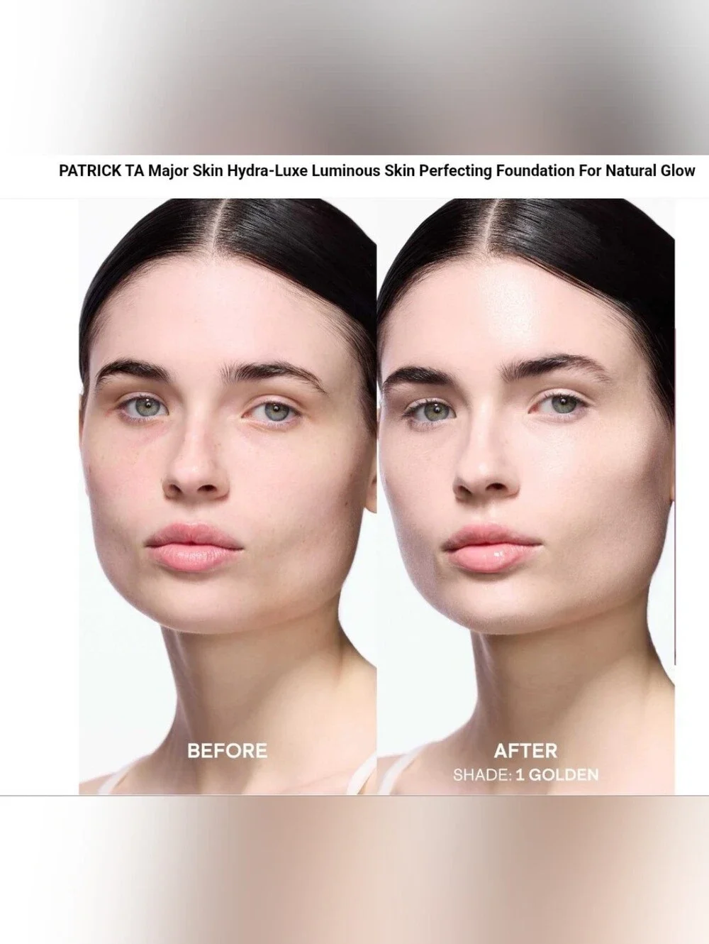 Patrick Ta Major Skin Hydra-Luxe Foundation | 1 Golden | NIB | 30 ml